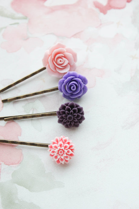 Flower Bobby Pins - BP2021