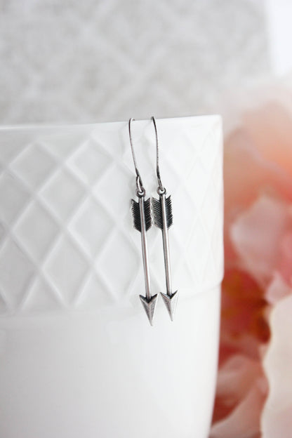 Dainty Arrow Earrings - Three Colors