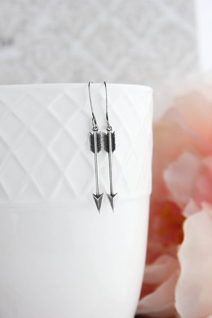 Dainty Arrow Earrings - Three Colors