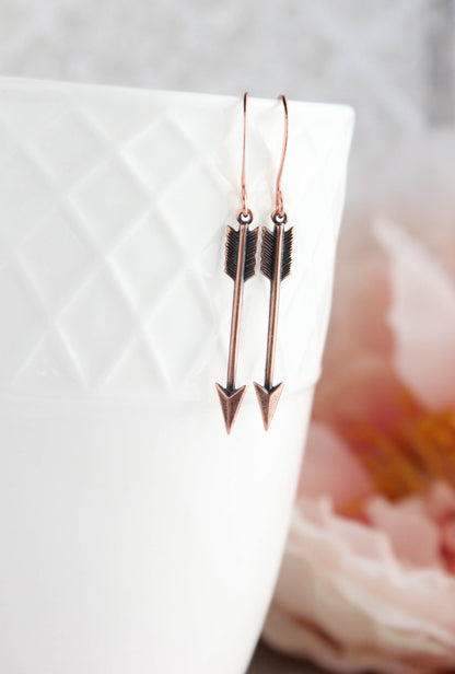 Dainty Arrow Earrings - Three Colors