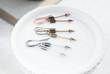 Load image into Gallery viewer, Dainty Arrow Earrings - Three Colors