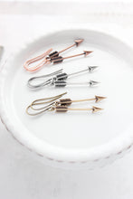 Load image into Gallery viewer, Small Arrow Earrings - Three Colors