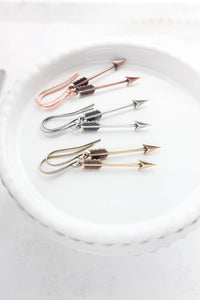 Small Arrow Earrings - Three Colors