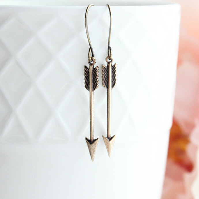 Small Arrow Earrings - Three Colors