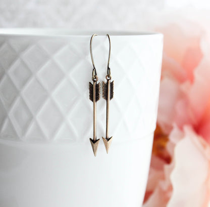 Small Arrow Earrings - Three Colors