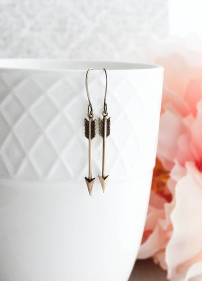 Small Arrow Earrings - Three Colors