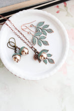 Load image into Gallery viewer, Mint Patina Charm Necklace