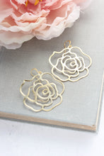 Load image into Gallery viewer, Rose Filigree Earrings (3 Colors)