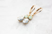 Load image into Gallery viewer, Little Cameo Earrings - Pale Blue