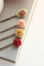 Load image into Gallery viewer, Flower Bobby Pins - BP1030