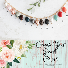 Load image into Gallery viewer, Orchid Earrings - 14 Pearl Colors