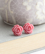 Load image into Gallery viewer, Rose Studs - Dusty Pink
