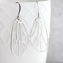 Load image into Gallery viewer, Wing Earrings - Silver
