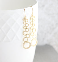 Load image into Gallery viewer, Cascading Bubble Earrings - Gold