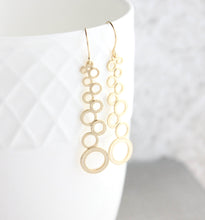 Load image into Gallery viewer, Cascading Bubble Earrings - Silver