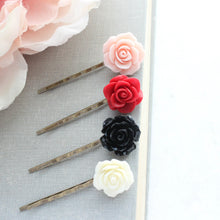 Load image into Gallery viewer, Flower Bobby Pins - BP1252