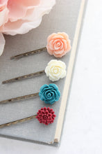 Load image into Gallery viewer, Flower Bobby Pins - BP1101