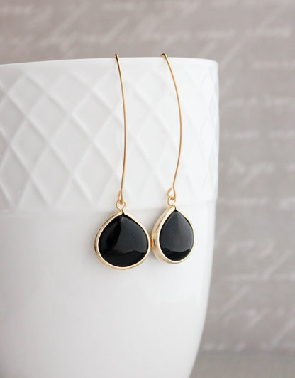 Candy Jewel Earrings  - Jet Black