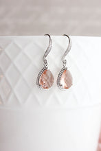 Load image into Gallery viewer, Sparkle Drop Earrings - Clear Glass