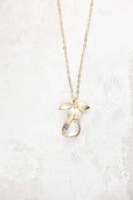 Load image into Gallery viewer, Orchid and Glass Necklace (12 Colors)