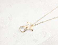 Load image into Gallery viewer, Orchid and Glass Necklace (12 Colors)