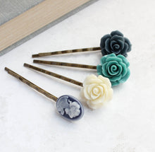Load image into Gallery viewer, Flower Bobby Pins - BP1250