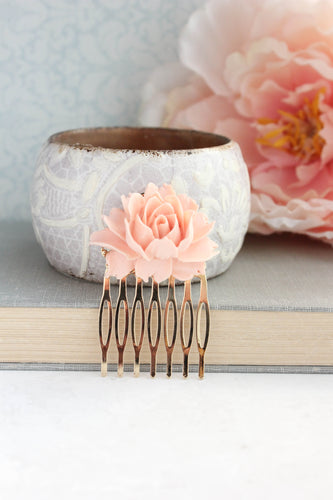 Peach Rose Comb - C2005