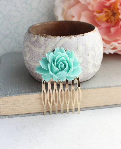 Teal Rose Comb - C2009 NEW