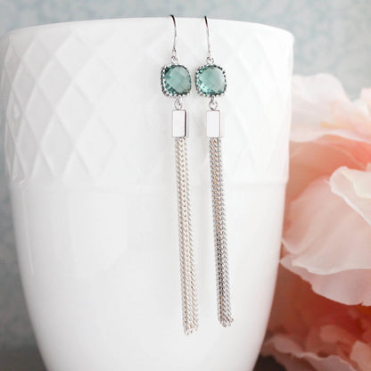 Chain Tassle Earrings - 9 Colors