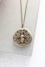Load image into Gallery viewer, Bee Locket Necklace