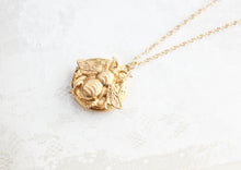 Load image into Gallery viewer, Bee Locket Necklace