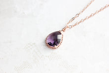 Load image into Gallery viewer, Sparkle Jewel Necklace - Amethyst