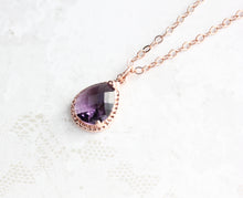 Load image into Gallery viewer, Sparkle Jewel Necklace - Amethyst