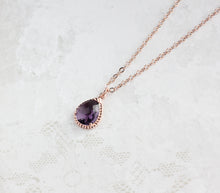 Load image into Gallery viewer, Sparkle Jewel Necklace - Amethyst