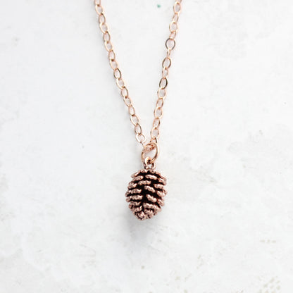 Dainty Pine Cone Necklace