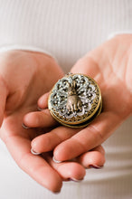 Load image into Gallery viewer, Rabbit Locket Necklace - Antiqued Brass