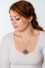 Load image into Gallery viewer, Rabbit Locket Necklace - Antiqued Brass
