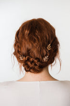 Load image into Gallery viewer, Rose Gold Leaf Hair Pin