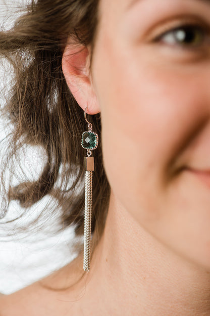 Chain Tassle Earrings - 9 Colors