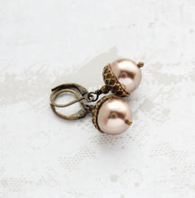 Load image into Gallery viewer, Pearl Acorn Earrings (16 Pearl Colors)