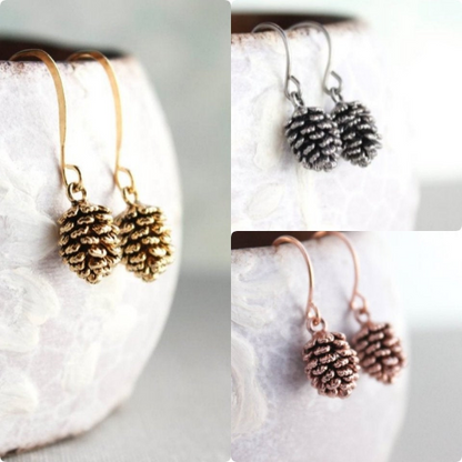 Dainty Pine Cone Necklace