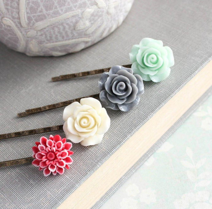 Flower Bobby Pins - BP1005