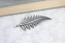 Load image into Gallery viewer, Fern Leaf Bobby Pin - Silver