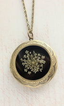 Load image into Gallery viewer, Queen Annes Lace Locket