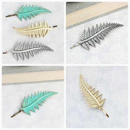 Fern Leaf Bobby Pin (5 Colors)