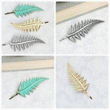 Load image into Gallery viewer, Fern Leaf Bobby Pin (4 Colors)
