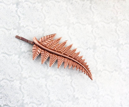 Fern Leaf Bobby Pin (5 Colors)