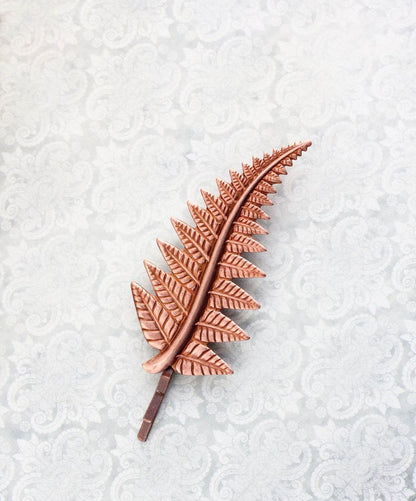Fern Leaf Bobby Pin (5 Colors)