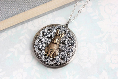Rabbit Locket Necklace