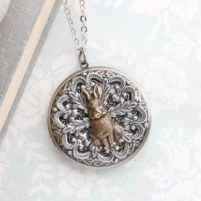 Rabbit Locket Necklace